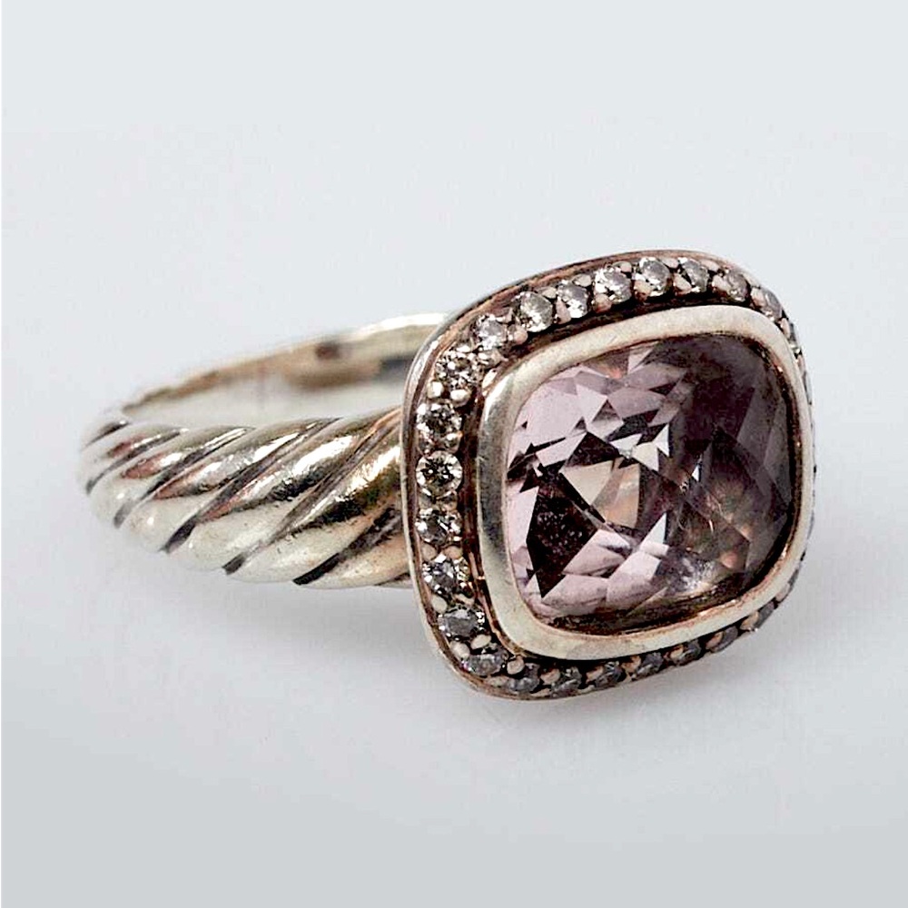 DAVID YURMAN
Morganite And Diamond Noblesse Cable Ring